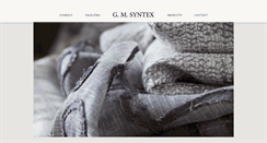 Desktop Screenshot of gmsyntex.com